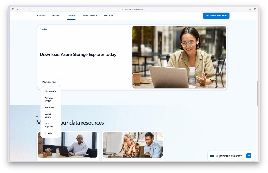 Download and Install Azure Storage Explorer