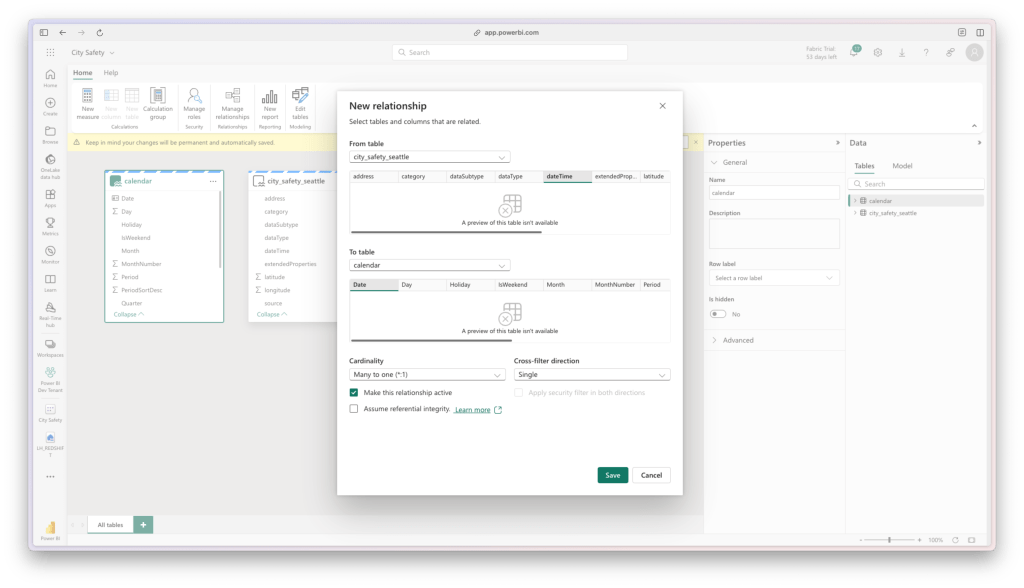 Create a relationship